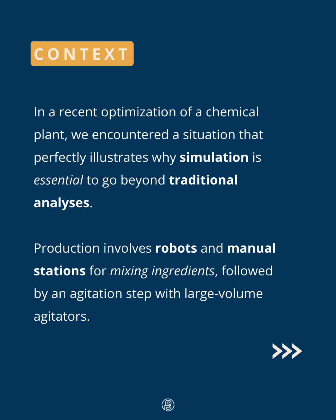 optimization chemical plant procsim